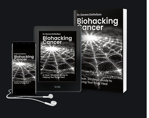 Biohacking Cancer available as hardcover, Kindle, and on your phone